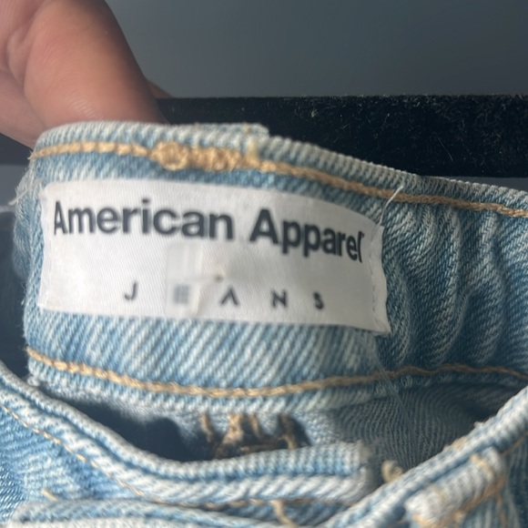 American Apparel Denim Mini Skirt - Picture 2 of 5